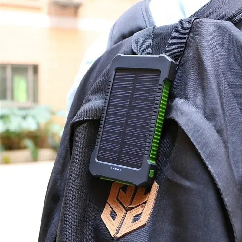 Solar-Powered Survival Bundle: Windproof Arc Lighter & USB Power Bank