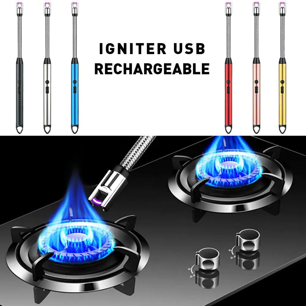 Windproof Safe Flameless Lighter: USB Rechargeable Plasma Ignition